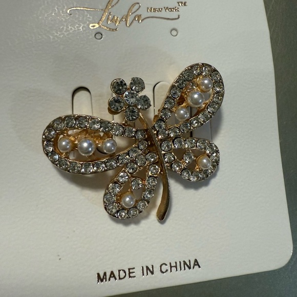 Linda New York Jewelry - Linda New York Butterfly Brooch
